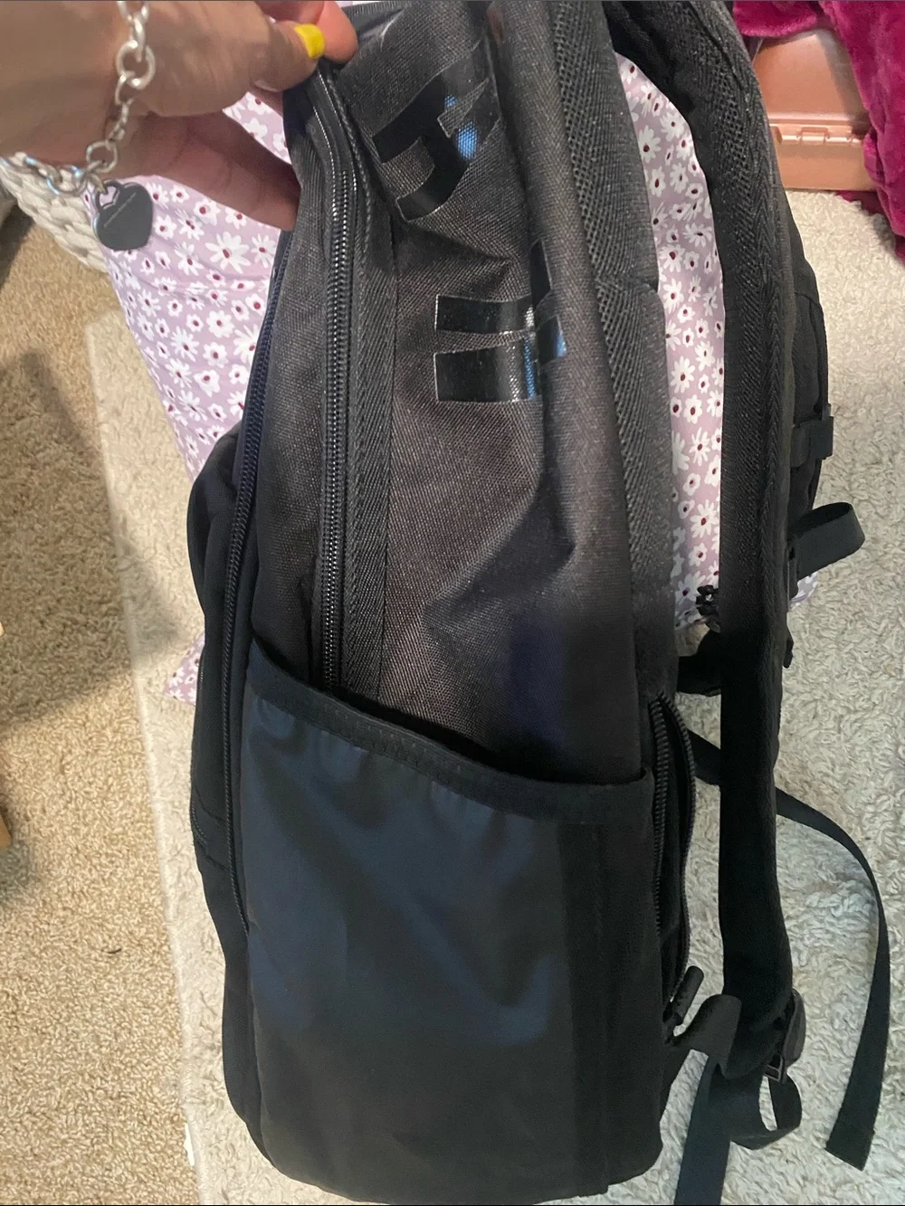 Jordan Black Classic Backpack with Jumpman Logo